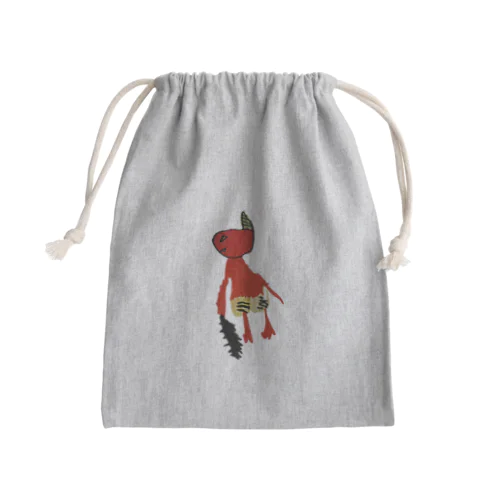 鬼 Mini Drawstring Bag