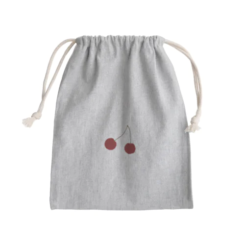 さくらんぼ Mini Drawstring Bag