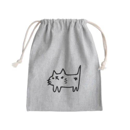 こむにのネコ Mini Drawstring Bag