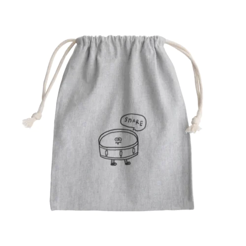 ドラムスネアボーイ Mini Drawstring Bag