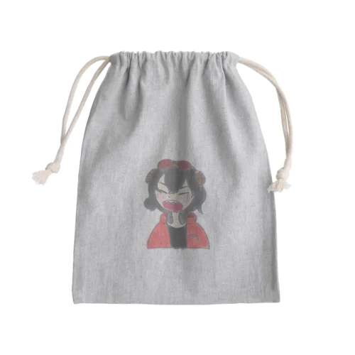 ちらす Mini Drawstring Bag