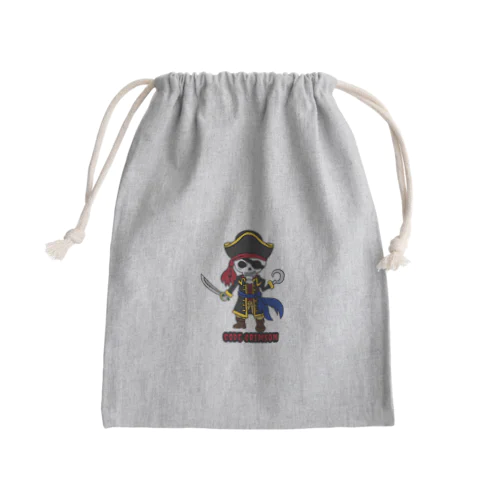 海賊キャプテン Mini Drawstring Bag