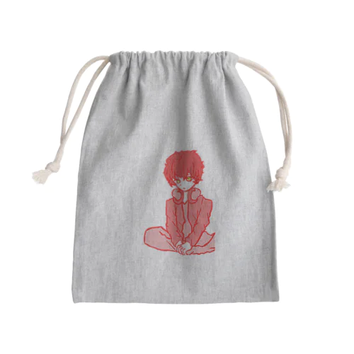 赤世界 Mini Drawstring Bag