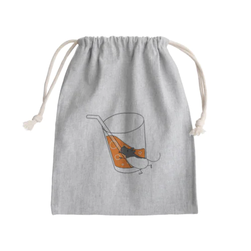 ファンシーラット三兄弟(ぱんだ) Mini Drawstring Bag