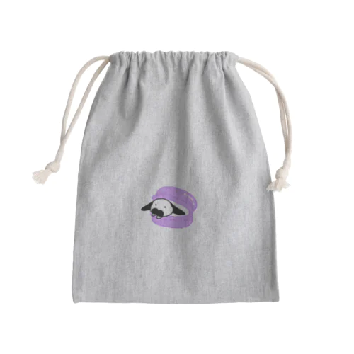 うさマカロンぱーぷる Mini Drawstring Bag