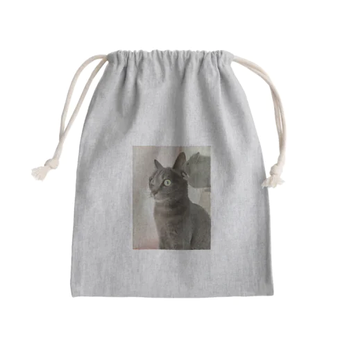 猫に告げ口するネズミがいる Mini Drawstring Bag