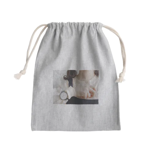 月よりのおんなの子 Mini Drawstring Bag