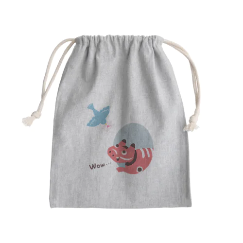 Spring news Mini Drawstring Bag