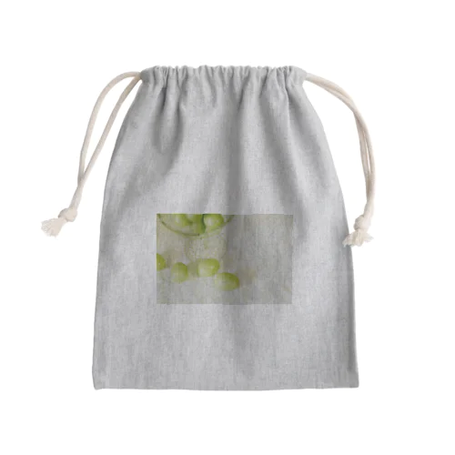 shine muscat_ Mini Drawstring Bag