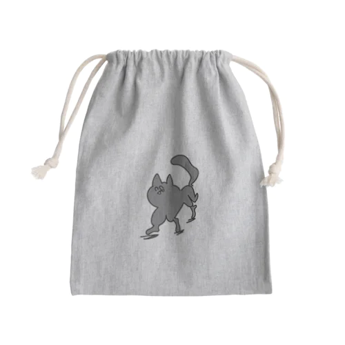 ねこぴ Mini Drawstring Bag