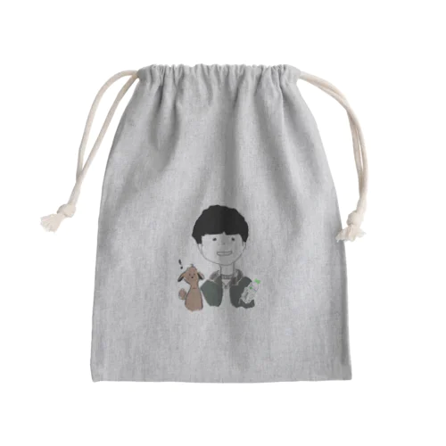 もことぼく。 Mini Drawstring Bag