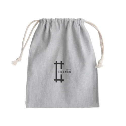 コミュニティ・カフェ EMANON Mini Drawstring Bag