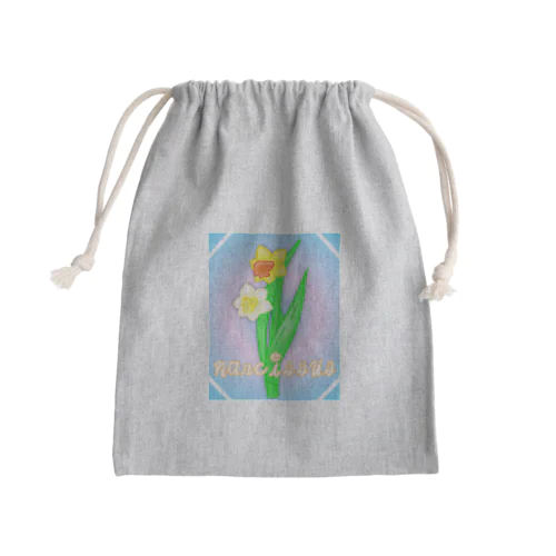 narcissus 水仙 Mini Drawstring Bag