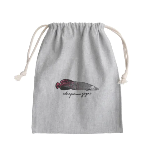 ピラルク Mini Drawstring Bag