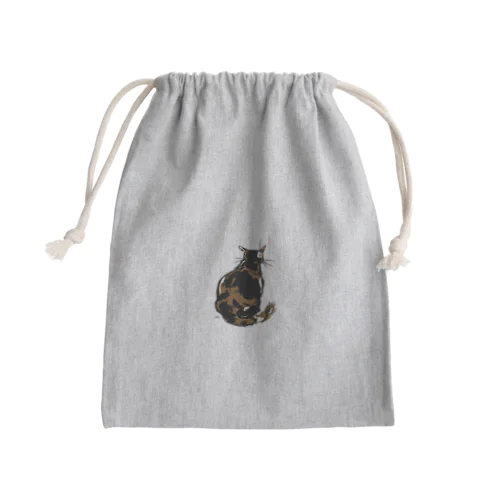 そっぽを向く猫 Mini Drawstring Bag