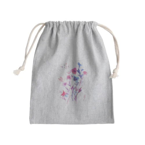 お花畑 Mini Drawstring Bag