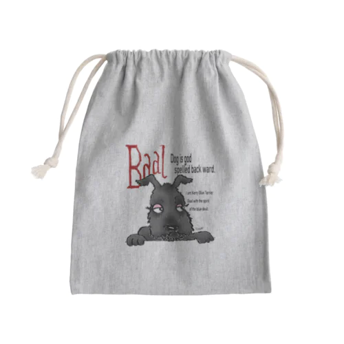 バル坊 Mini Drawstring Bag