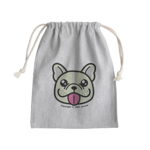 フレンチブルドック（クリーム） Mini Drawstring Bag