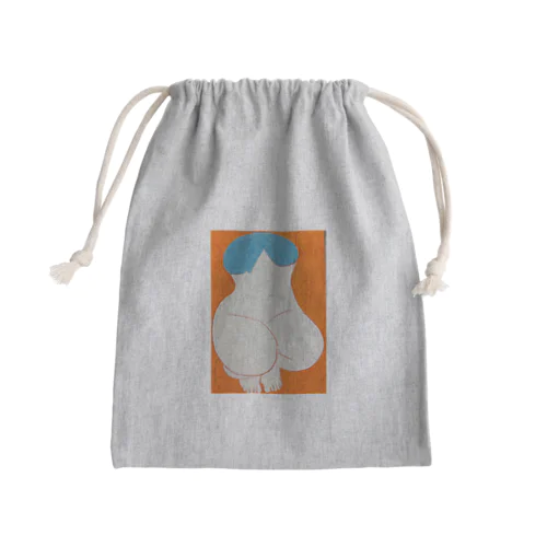 上だけ Mini Drawstring Bag