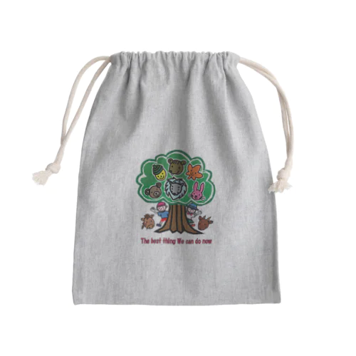 たみちゃん Mini Drawstring Bag