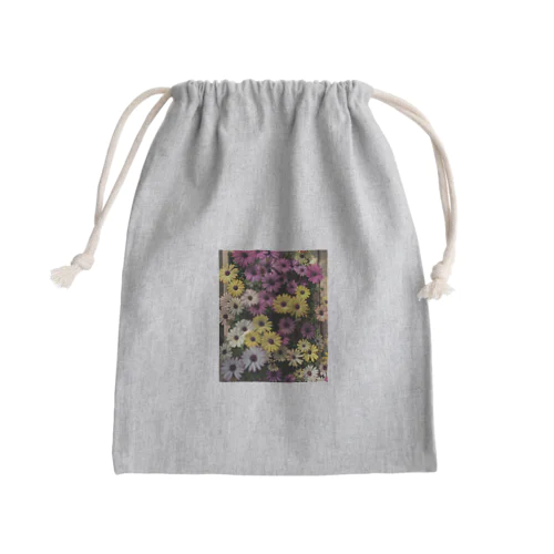 Flower_ Mini Drawstring Bag