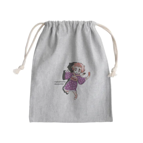 猫又娘２ Mini Drawstring Bag