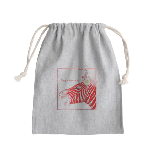 ラブソングを歌うよ Mini Drawstring Bag