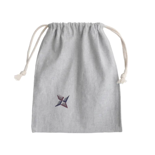 手裏剣【赤×紺】 Mini Drawstring Bag