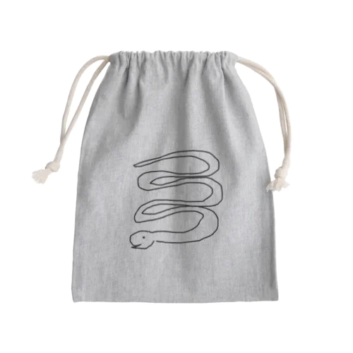 へび君 Mini Drawstring Bag