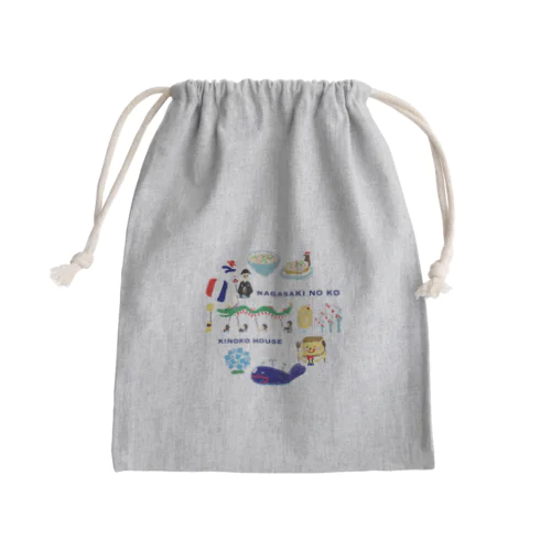 nagasaKI NO KO(circle) Mini Drawstring Bag