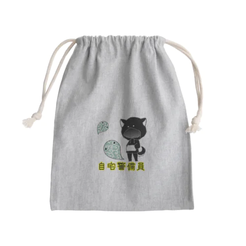 自宅警備員ロクマル隊 Mini Drawstring Bag