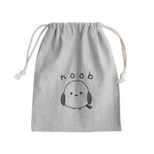 シマエナガ Mini Drawstring Bag