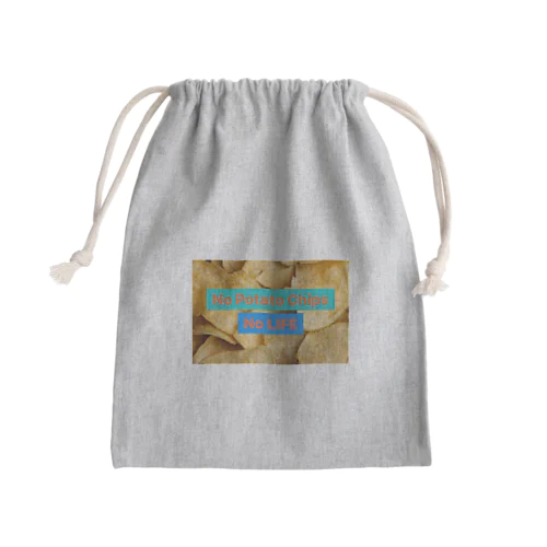 ポテチ is my LIFE Mini Drawstring Bag