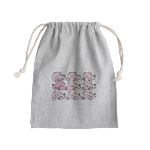 PIGTORI Mini Drawstring Bag