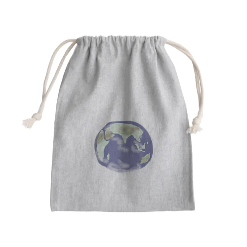 インド洋(？) Mini Drawstring Bag
