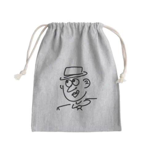 はなちゃんのおじさん Mini Drawstring Bag