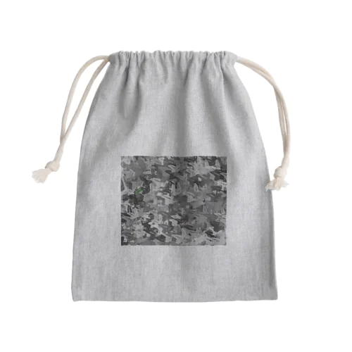 ちょうちょ　白黒 Mini Drawstring Bag