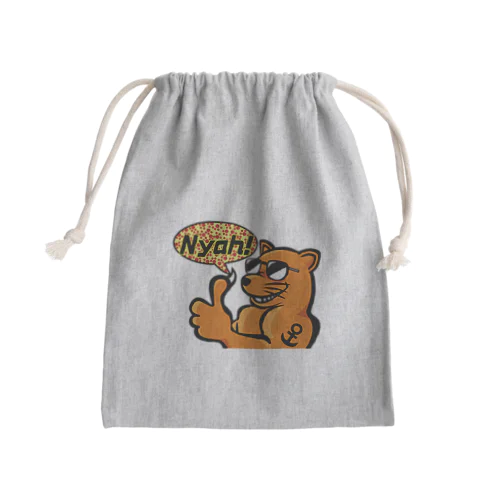 ネコ牧場 Mini Drawstring Bag