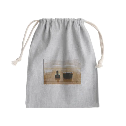 写真を収めるきんちゃく Mini Drawstring Bag