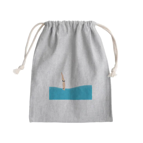 夏でも冬でも飛び込み選手 Mini Drawstring Bag