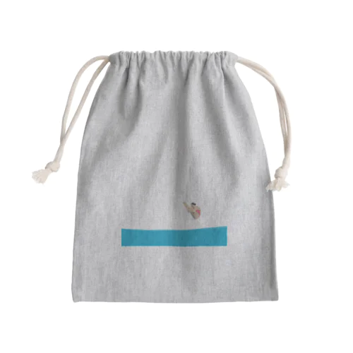 夏でも冬でも飛び込み選手 女子の部 Mini Drawstring Bag