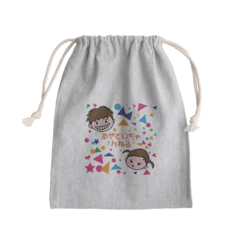 あやとりちゃんねる Mini Drawstring Bag