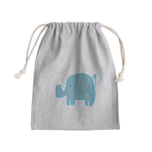 ぞうさん Mini Drawstring Bag