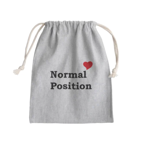 Normal Position Mini Drawstring Bag