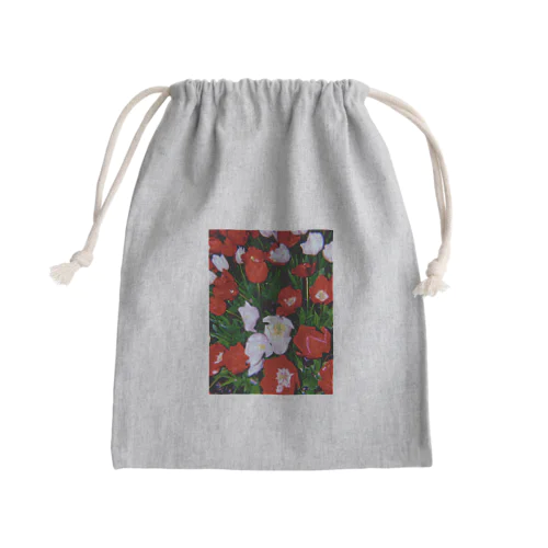 チューリップ Mini Drawstring Bag