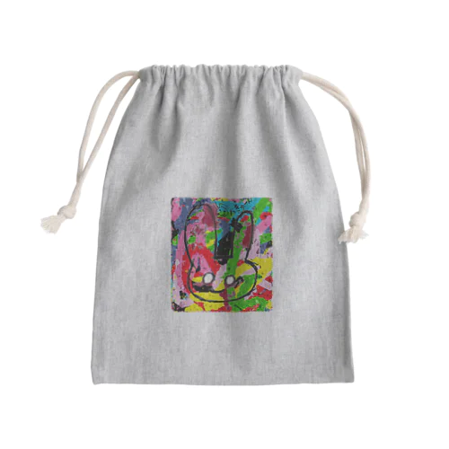 バきゅーんウサギ落書きバージョン Mini Drawstring Bag