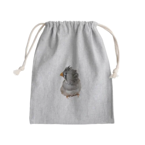 ロック錦花鳥 Mini Drawstring Bag