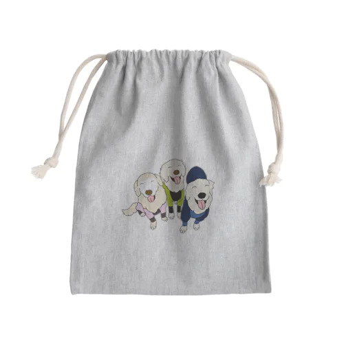 うちの子1番☆サリー＆すみれ＆六花 ② Mini Drawstring Bag