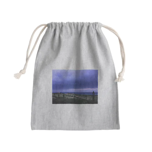 秋の宮古の夕暮れ Mini Drawstring Bag