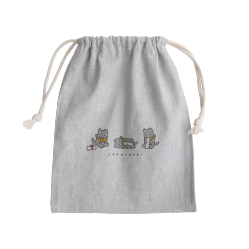 パピーイヌ Mini Drawstring Bag